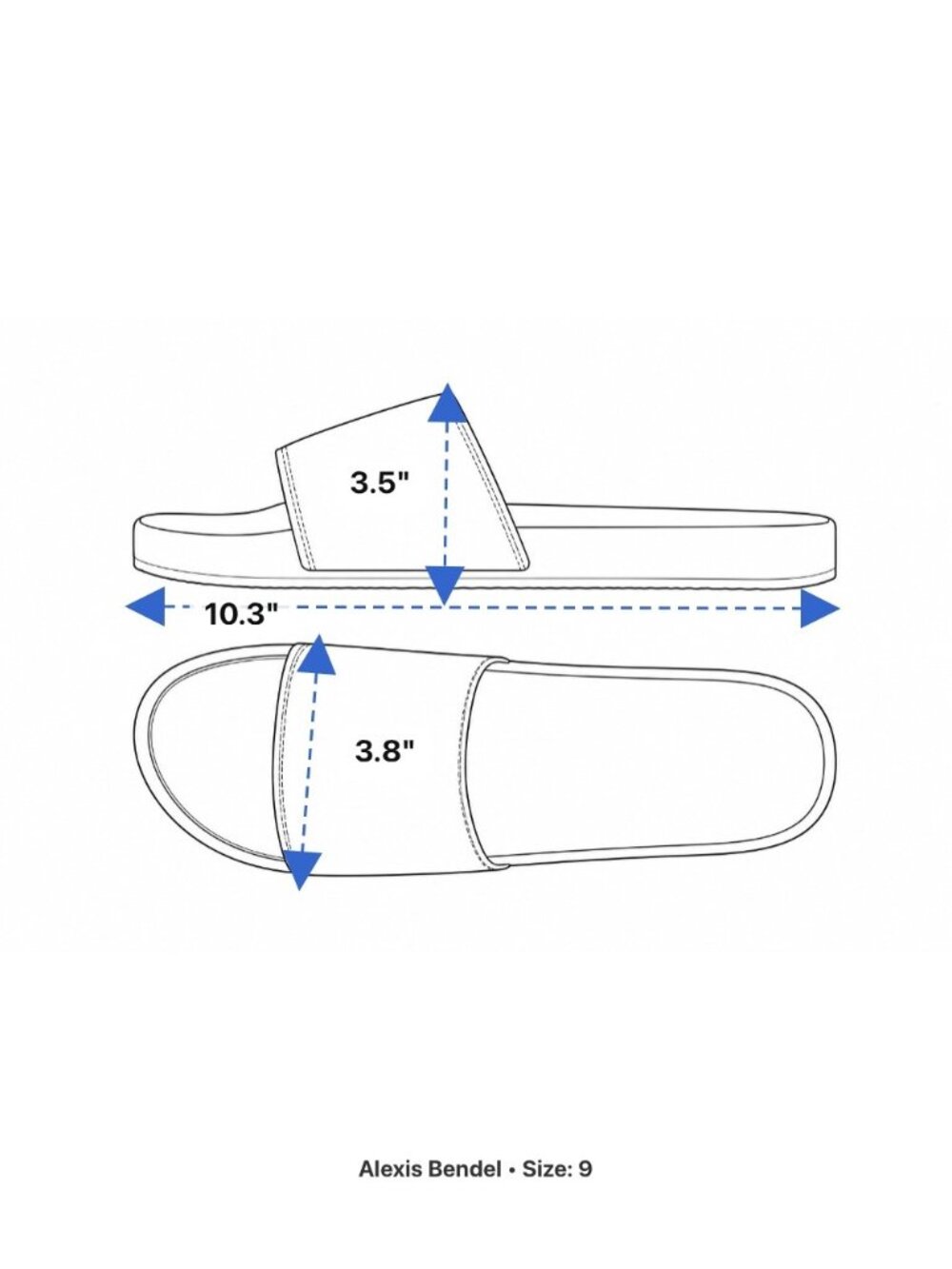 Alexis Bendel Women’s Silver Double-Buckle Cork Sole Kylie Slip-On Sandal Size 9 - Picture 9 of 9